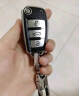 ESCASE 奥迪Q3钥匙套A3/Q3/Q2L/A1/S3 19/18款/20款通用钥匙套包真皮钥匙扣挂件锁匙链 C款+K66牛皮扣 实拍图