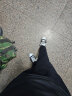 森馬（Senma）时尚简约青春系带低帮学生舒适休闲帆布鞋男 2122201 黑色 42码 实拍图