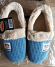 大嘴猴（paul frank）棉拖鞋男秋冬情侶時(shí)尚家居厚底毛絨防滑保暖棉鞋女 藍色(包根) 40-41 曬單實(shí)拍圖