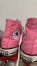 匡威（Converse）兒童鞋女童高幫帆布鞋秋季經(jīng)典款全明星軟底休閑鞋潮牌新款板鞋 粉色 32 【建議腳長20.5cm】 曬單實(shí)拍圖