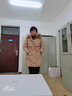 托瑪菲 加絨派克服棉服女冬裝2020年新款時尚女士韓版寬松百搭中長款大毛領(lǐng)棉衣外套洋氣棉襖學(xué)生潮 卡其色(不可拆卸內(nèi)膽) 2XL 135-150斤 曬單實拍圖