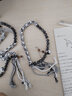 龍姑娘無(wú)極手鏈雙生黑白太極山鬼花錢(qián)新中式國潮復古藏式風(fēng)手串編織手繩 【無(wú)極】閃光石 曬單實(shí)拍圖
