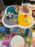 万高（Wangao）儿童拼装积木玩具桌子多功能收纳男女孩萌兔大小颗粒学习桌 实拍图