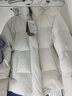 道木熙羽絨服女短款2024新款連帽休閑寬松廓形95白鴨絨冬季加厚面包服 凝脂（米白） L 曬單實(shí)拍圖