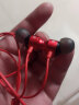 NWKU 耳机有线入耳式重低音手机游戏吃鸡K歌3.5mm耳麦适用于oppo华为vivo小米荣耀 中国红(6D升级款)(3.5mm) 实拍图