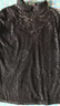 皮爾卡丹（pierre cardin）蕾絲打底衫春秋款女加絨黑色秋冬新款氣質(zhì)內(nèi)搭洋氣小衫長袖保暖上 145款蕾絲(薄款) XL 100-115斤 曬單實拍圖