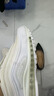 耐克NIKE休閑鞋女經(jīng)典氣墊AIR MAX 97運(yùn)動(dòng)鞋DH8016-100白37.5 曬單實(shí)拍圖