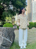 蕉內(nèi)（Bananain）【周冬雨同款】氫氣502A女士輕薄羽絨服連帽24秋冬新款保暖外套 雪梨黃 S 曬單實(shí)拍圖