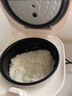 蘇泊爾電飯煲家用3-4個人電飯鍋家用1-2個人多功能不粘小型電飯煲3L智能預(yù)約蒸飯煮粥柴火飯 白色 3L 頂控觸屏 SF30FC671 曬單實拍圖