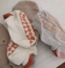 爱宝适宝宝地板袜夏款婴儿袜子室内学步袜防滑袜3双装M码 粉白灰 S768 实拍图