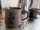韻化紫砂茶杯個(gè)人專(zhuān)用辦公杯茶水分離大容量陶瓷內膽泡茶杯水杯帶蓋 紫砂-海納百川辦公杯+禮盒 380ml 曬單實(shí)拍圖