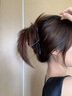 卡瑪倫（KAMALUN）蝴蝶發(fā)夾頭飾女高端發(fā)卡2025澳黛麗赫本風(fēng)抓夾后腦勺半扎發(fā)鯊魚(yú)夾 水鉆款禮盒裝（11cm正常發(fā)量用） 曬單實(shí)拍圖