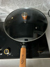 DROOLU陸博士純鐵鍋老式家用炒菜鍋無(wú)涂層燃煤氣灶專(zhuān)用平圓底窒化熟鐵輕 平底34cm無(wú)附耳+玻璃蓋 34cm 曬單實(shí)拍圖