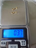 紅色年輪黃金耳釘999足金蘋果平安果 黃金耳環(huán)復(fù)古氣質(zhì)耳飾女款情人節(jié)禮物 蘋果耳釘一對(duì) （中款）總金重約0.38g 曬單實(shí)拍圖