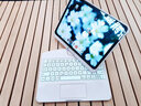 古尚美 適用iPad Air6妙控鍵盤(pán)透明旋轉保護殼帶筆槽ipadpro11英寸蘋(píng)果智能平板電腦12.9背光藍牙鍵盤(pán) 【透明黑金】智能妙控-七彩背光-觸控靈敏 iPad Air5/4(10.9英寸) 曬單實(shí)拍圖