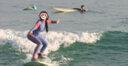 速比濤（Speedo）泳衣女鬧海2.0系列防曬沖浪拼色長(cháng)褲溫泉度假水陸兩用 藍/粉 M 曬單實(shí)拍圖