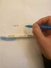 晨光文具 熱可擦筆 按動(dòng)筆/拔蓋筆初中小學(xué)生易摩擦魔力擦筆可擦中性筆 18217拔蓋款 晶藍整盒12支 曬單實(shí)拍圖
