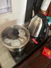 吉谷（K·KOU）全自動(dòng)燒水壺雙底部上水涌泉式電熱水壺 茶臺茶桌嵌入式智能變頻恒溫電茶爐37*20cm 1.2L TC008不銹鋼 37×20CM 曬單實(shí)拍圖