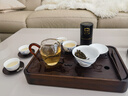 景德鎮(zhèn)陶瓷功夫茶具整套家用蓋碗品茗茶杯泡茶碗青花瓷茶具套裝高檔禮物 君子蘭茶具套裝 曬單實(shí)拍圖