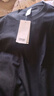 賓色純棉長(zhǎng)袖t恤男240g重磅青年男士長(zhǎng)袖體恤全棉圓領(lǐng)純色春秋季打底 黑色+白色 M 【100-110斤】 曬單實(shí)拍圖