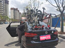 洛克兄弟 吸盤式車頂自行車架車載汽車行李架強(qiáng)力吸附山地公路自行車裝備 紅色三車版 曬單實(shí)拍圖