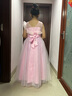 蘿卜唄唄（LUOBOBEIBEI）女童禮服連衣裙小女孩公主裙花童婚紗裙主持人鋼琴演出服  160 曬單實拍圖