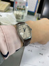 浪琴（LONGINES）典藏系列 女士鱷魚(yú)皮表帶+精鋼鍍銠折疊扣L682101351 曬單實(shí)拍圖