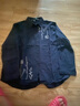 花嵐娜2025春季新款純棉上衣簡(jiǎn)約文藝女士長(cháng)袖襯衫寬松百搭花卉刺繡襯衣 藍色 3XL 145-160斤 曬單實(shí)拍圖