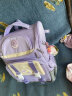 Edison小学生书包护脊减负大容量女防泼水反光校园儿童背包2211-3丁香紫 实拍图