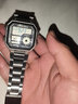 卡西歐（CASIO）小方塊大表盤(pán)AE1200WH-1A 1B運動(dòng)復古手表男防水簡(jiǎn)約學(xué)生電子表 AE-1200WHD-1A 【附加貼膜】 曬單實(shí)拍圖
