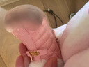 G.DUCKKIDS小黃鴨女寶寶棉鞋冬季保暖加厚加絨軟底1一3歲學(xué)步鞋嬰兒小童雪地 粉紅色 12.5 內長(cháng)(12個(gè)月左右 18碼 曬單實(shí)拍圖