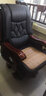 紐麥真皮老板椅子商務(wù)家用皮質(zhì)辦公椅可躺按摩電腦轉椅總裁大班椅 精選牛皮-黑色 固定扶手 木腳 曬單實(shí)拍圖