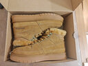 Dickies雪地靴男靴秋冬新款馬丁靴男加絨保暖靴子男士棉鞋百搭高幫男鞋 棕色 40 曬單實(shí)拍圖