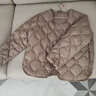 皮爾卡丹（pierre cardin）羽絨內膽女短款可外穿白鴨絨羽絨服外套秋冬輕薄保暖V領(lǐng)內搭打底 豆綠 M 建議95-110斤 曬單實(shí)拍圖