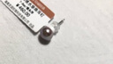 京潤(rùn)珍珠耳釘佳歲925銀淡水珍珠耳釘饅頭形粉紫色/粉色耳飾生日禮物 8-9mm粉色 曬單實(shí)拍圖
