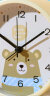 码仕 闹钟卡通儿童创意小闹钟可爱夜光学生床头钟懒人电子钟 黄色小熊 实拍图