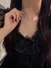 DjinS999足銀項(xiàng)鏈女士輕奢莫比烏斯吊墜鎖骨鏈生日禮物送女友老婆 D223 莫比烏斯項(xiàng)鏈 曬單實(shí)拍圖