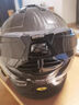 LS2碳纖維后空翻頭盔摩托車(chē)雙鏡片180°碳纖揭面盔四季3C認證FF901 亮黑 2XL(建議60-61CM) 曬單實(shí)拍圖