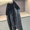 TWETYBIRD翠迪鳥毛領(lǐng)皮衣飛行服男真皮皮衣翻領(lǐng)頭層牛皮皮夾克男加厚外套男 黑色【精選頭層牛皮】 M 曬單實(shí)拍圖