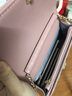 夢(mèng)特嬌菱格鏈條包小香風(fēng)牛皮時(shí)尚百搭女士包包新款單肩斜挎包禮物 粉色小號R7512024014 曬單實(shí)拍圖