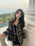 GARNUO黑色小香風(fēng)羽絨外套女小個(gè)子2025春秋新款法式高級(jí)感羊毛短款上衣 黑色【常規(guī)版】 S【101-115斤】 曬單實(shí)拍圖