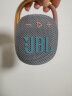 JBL CLIP4 无线音乐盒四代 蓝牙便携音箱 低音炮 户外迷你音箱 防尘防水 超长续航 一体式卡扣 灰色 实拍图