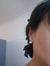 左歐耳夾無耳洞女簡約小巧百搭螺旋耳釘女氣質(zhì)韓國仿珍珠耳環(huán)吊墜925銀 銀色耳夾 曬單實(shí)拍圖