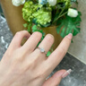 DR. DARLING鉆戒女公主圓包莫桑石情侶戒指男一對戒1克拉求婚結(jié)婚戒禮物 情侶戒指一對50分【活口/閉口】 曬單實拍圖