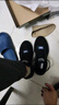 斯凱奇（Skechers）輕奇丨跑步鞋新款鞋子男款舒適軟底回彈耐磨慢跑鞋運動鞋 全黑色/BBK 44 曬單實拍圖