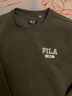 斐樂(lè )（FILA）官方男子衛衣秋季時(shí)尚休閑簡(jiǎn)約圓領(lǐng)針織套頭衫男裝長(cháng)袖上衣 正黑色-BK L 曬單實(shí)拍圖