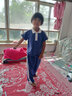 米兔果深圳小學生校服長袖套裝校服褲兒童運動服學生裝外套加絨加厚冬季 男生短袖+夏秋長褲 120碼 曬單實拍圖