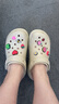 卡駱馳crocs檀健次推薦款光輪洞洞鞋百搭舒適女厚底老爹鞋207988 骨白色-2Y2(含智必星) 37 (230mm) 38 曬單實(shí)拍圖