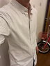 花花公子（PLAYBOY）條紋襯衫男春秋季2025新款商務(wù)休閑紳士長袖男潮流時(shí)尚修身襯衣男 2320HHTW03ecc白條【款】 常規(guī) XL 曬單實(shí)拍圖