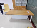 樂(lè )萊客辦公桌簡(jiǎn)約現代經(jīng)理桌辦公室桌椅組合輕奢設計感烤漆老板桌總裁桌 120CM*60CM單桌 曬單實(shí)拍圖